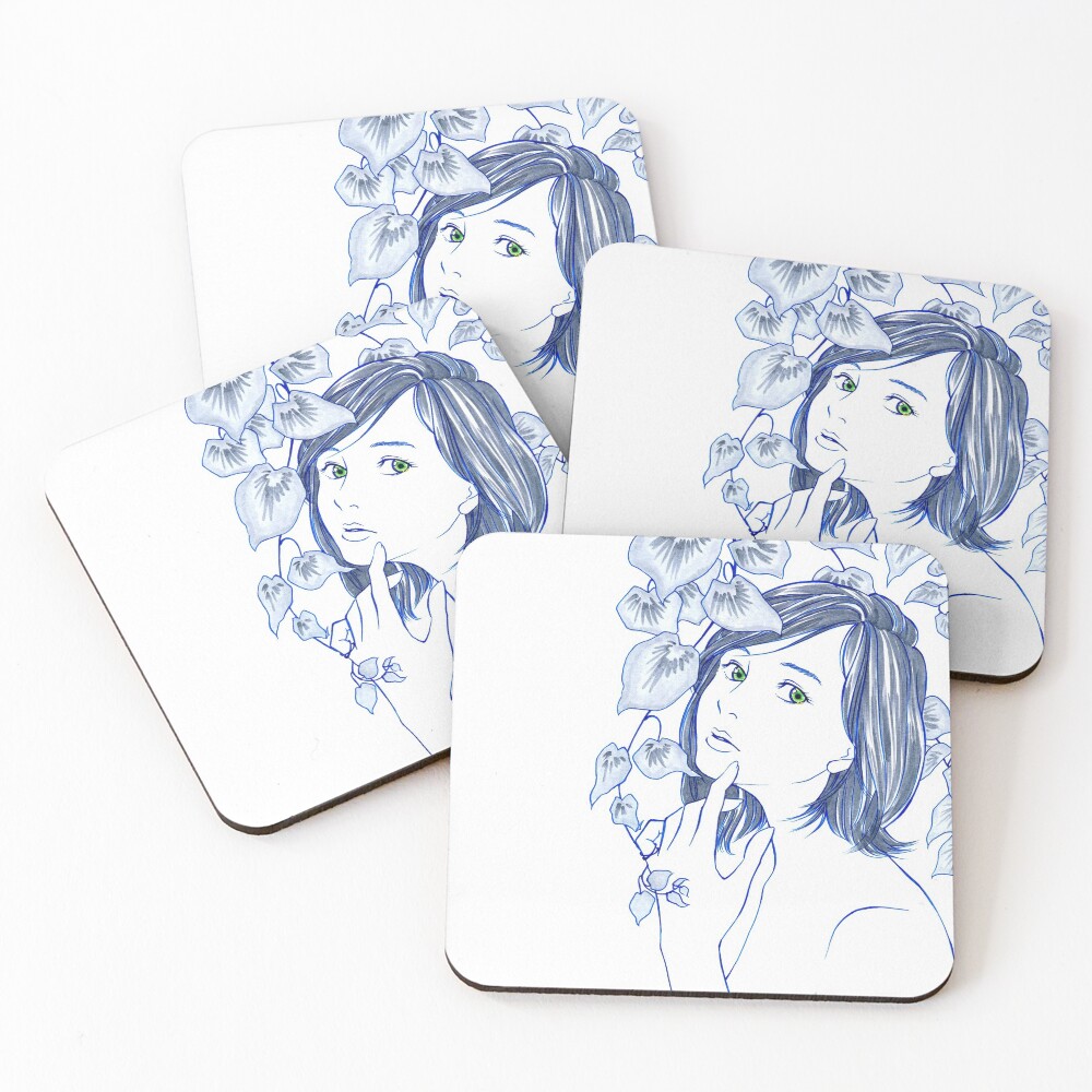 Item preview, Coasters (Set of 4) designed and sold by oolongcha.