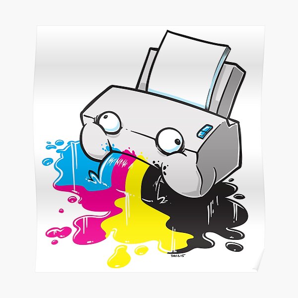 Puker Printer Poster