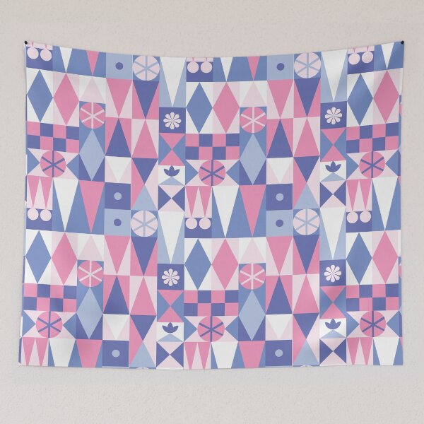 Item preview, Carpet - Pink and Blue designed and sold by TheCleverCarny.