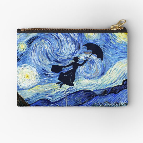 Mary Poppins Starry Night Zipper Pouch