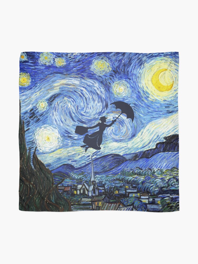 Alternate view of Mary Poppins Starry Night Scarf