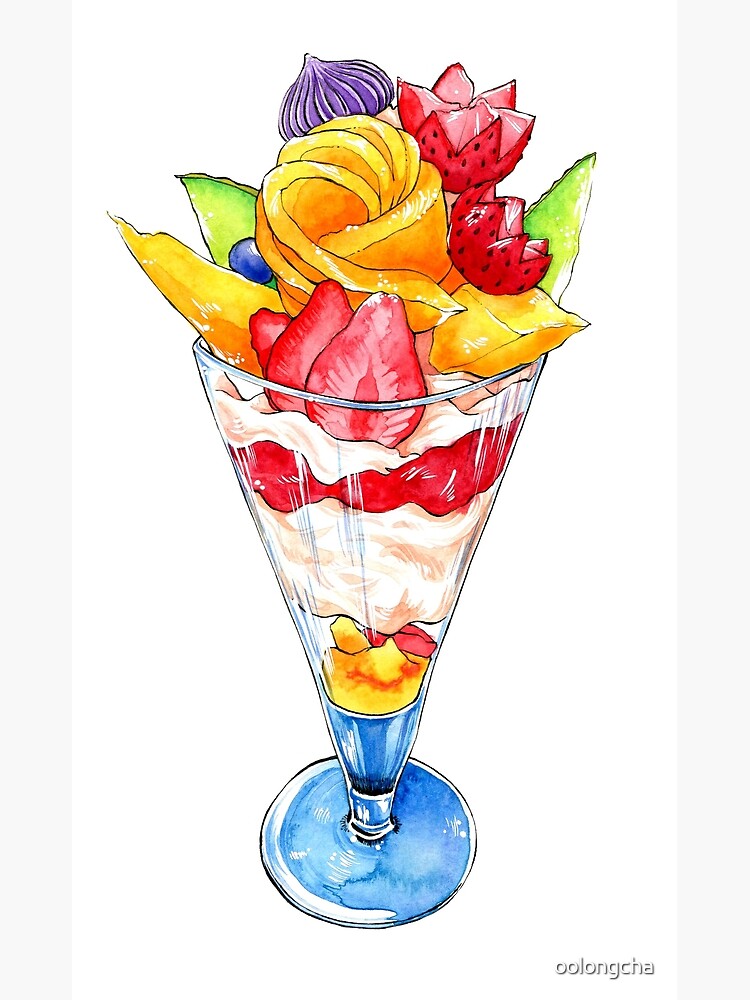 "Parfait" Art Print by oolongcha Redbubble