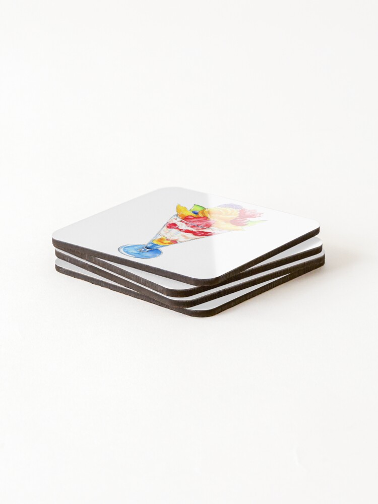 Thumbnail 4 of 5, Coasters (Set of 4), Parfait designed and sold by oolongcha.