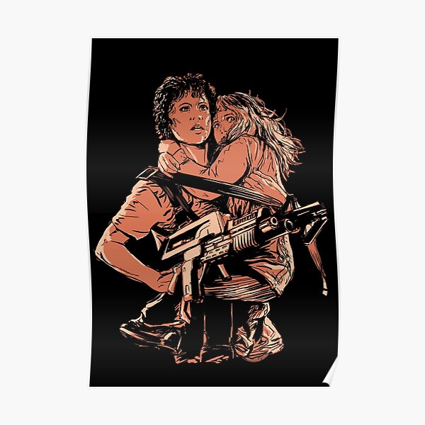 Ripley from Aliens Poster
