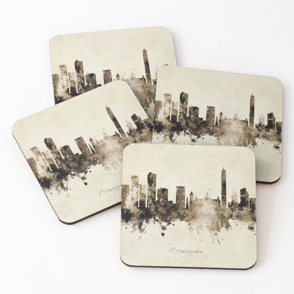 Item preview, Birmingham England Skyline designed and sold by ArtPrints.