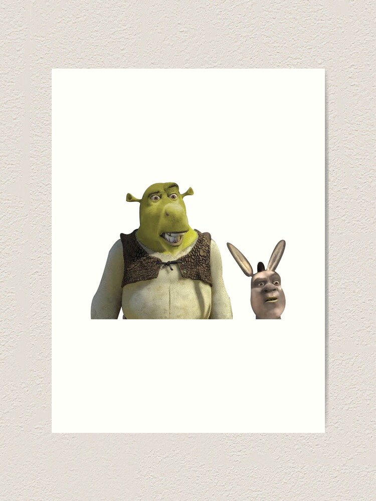 Shrek And Donkey Meme Canvas Prints for Sale