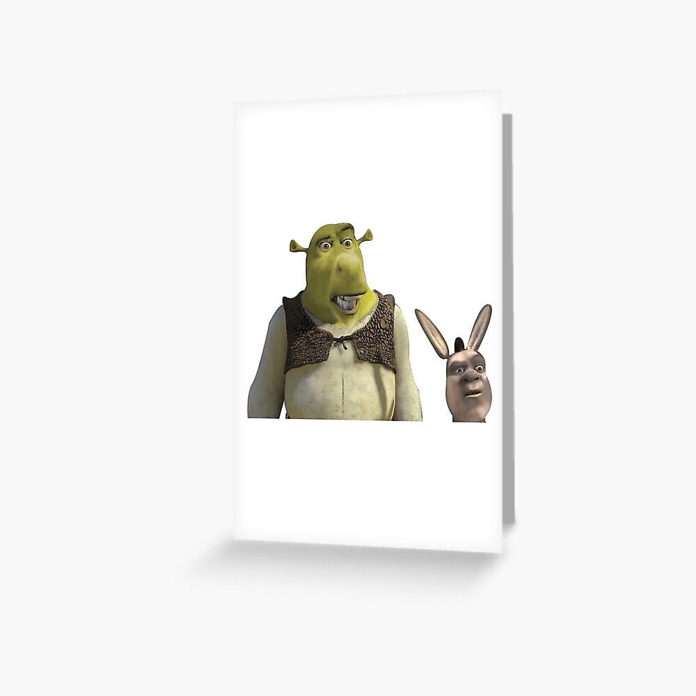 Tarjetas de felicitación for Sale con la obra «Shrek gritando» de  Matthew554a