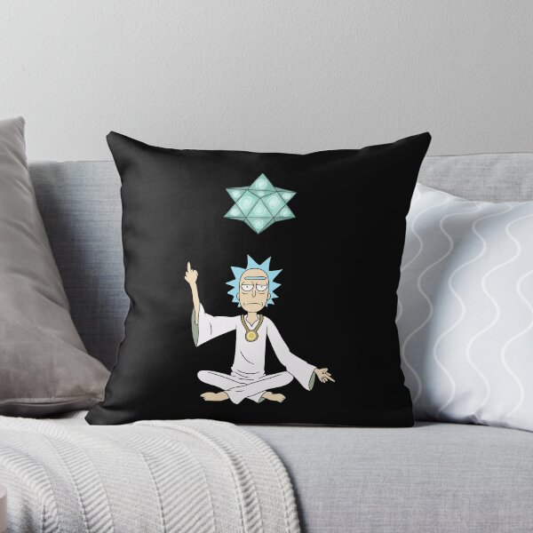 Zen Rick Throw Pillow