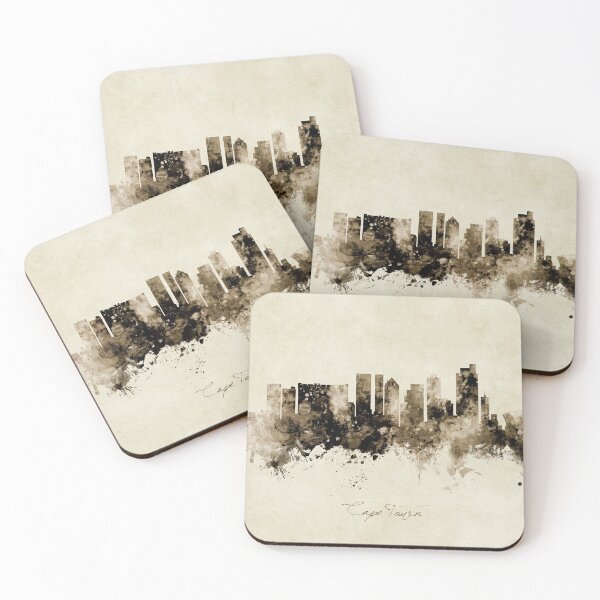 Item preview, Cape Town South Africa Skyline designed and sold by ArtPrints.
