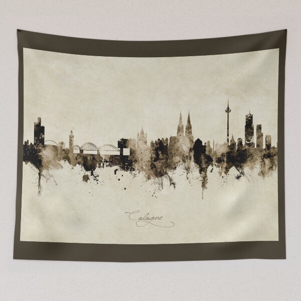 Item preview, Cologne Germany Skyline designed and sold by ArtPrints.