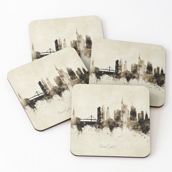 Item preview, Frankfurt Germany Skyline designed and sold by ArtPrints.