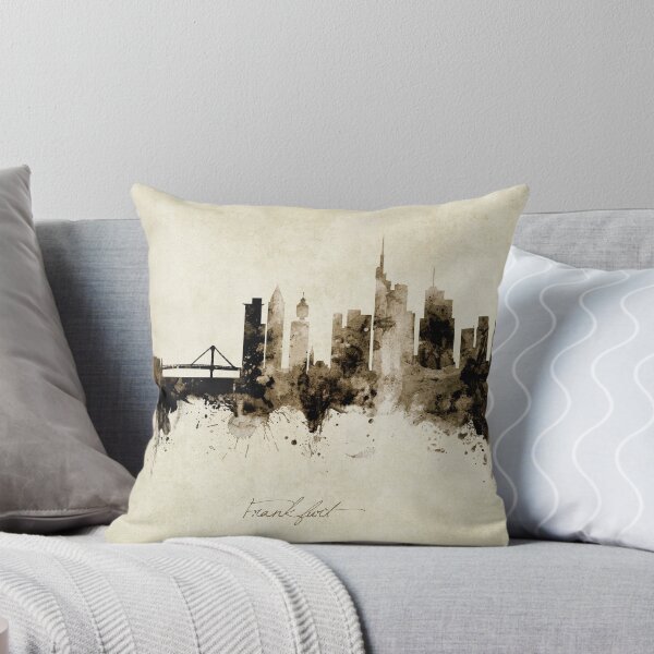 Artikelvorschau, Frankfurt Germany Skyline entworfen und verkauft von ArtPrints.