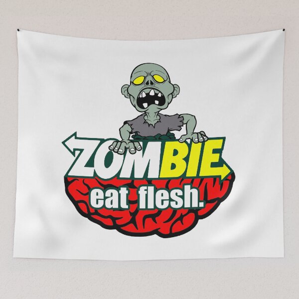 Item preview, Zombie; Eat Flesh; designed and sold by StickerApe.
