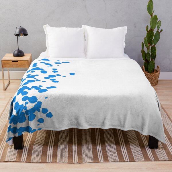 Item preview, Blue Splatters (white) designed and sold by Jeremy Crotty.