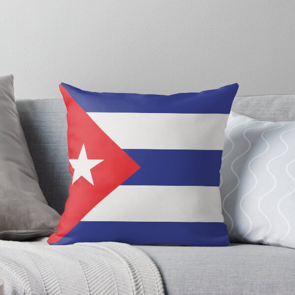 Item preview, World of Color Flags - Country Cushion - Flag of Cuba designed and sold by WorldColorFlags.