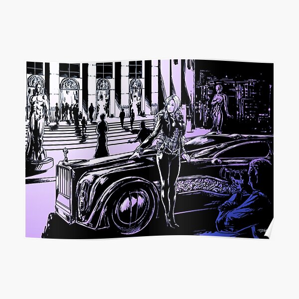 Limousine color Poster