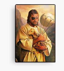 Venom Jesus Snake - parody Metal Print