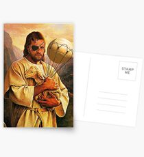 Venom Jesus Snake - parody Postcards