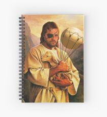 Venom Jesus Snake - parody Spiral Notebook