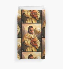Venom Jesus Snake - parody Duvet Cover