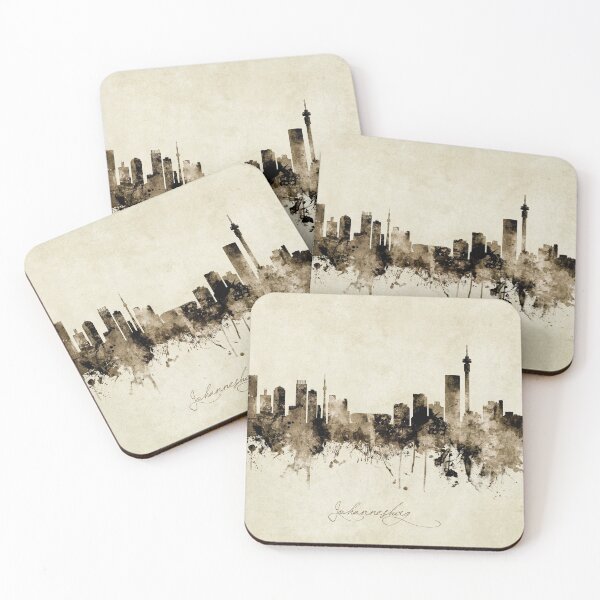 Item preview, Johannesburg South Africa Skyline designed and sold by ArtPrints.