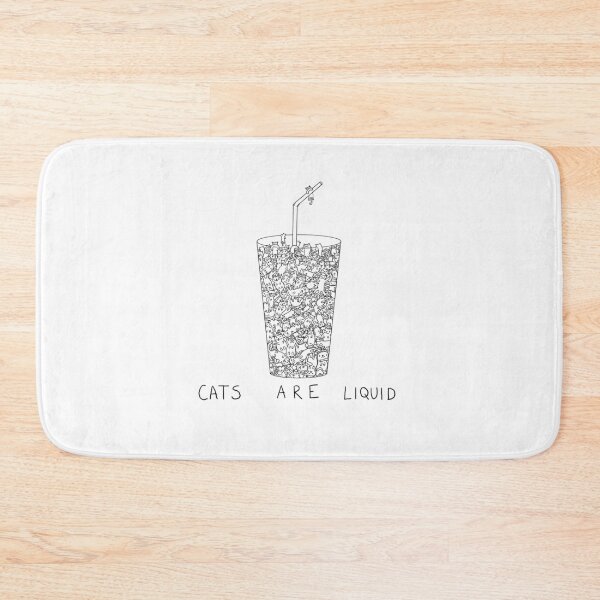 Item preview, Cats Are Liquid Line Drawing designed and sold by Magnetofossil.
