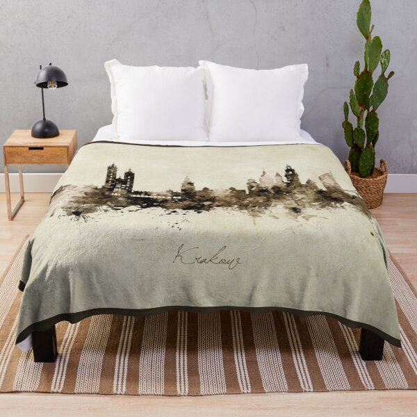 Item preview, Krakow Poland Skyline designed and sold by ArtPrints.
