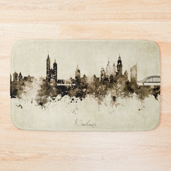 Item preview, Krakow Poland Skyline designed and sold by ArtPrints.