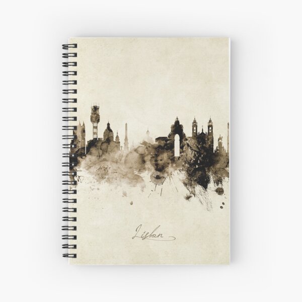 Aperçu de l'œuvre Lisbon Portugal Skyline créée et vendue par ArtPrints.