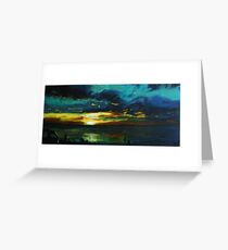 Sunset 3....Perfect light Greeting Card