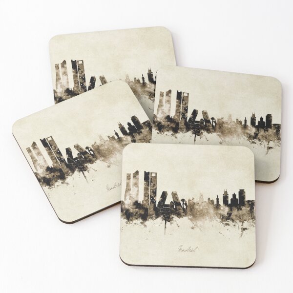 Item preview, Madrid Spain Skyline designed and sold by ArtPrints.