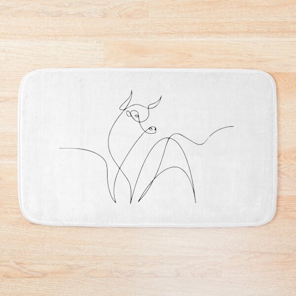 Item preview, Bull - One Line - One line designed and sold by Stolziiio.