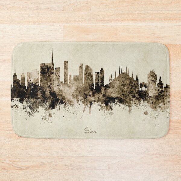 Item preview, Milan Italy Skyline designed and sold by ArtPrints.