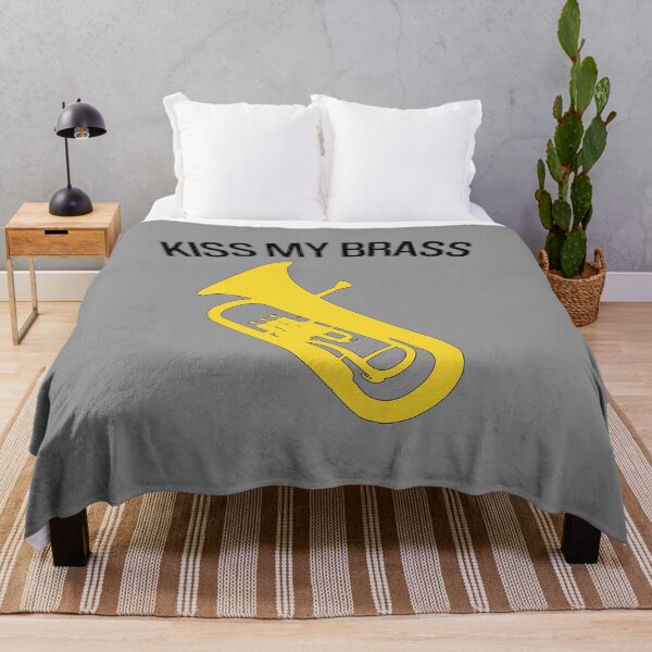 Item preview, Euphonium - KISS MY BRASS, funny Euphonium/ Baritone gift idea designed and sold by HEJAshirts.