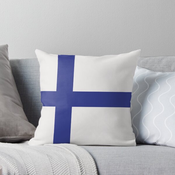 Item preview, World of Color Flags - Country Cushion - Flag of Finland designed and sold by WorldColorFlags.