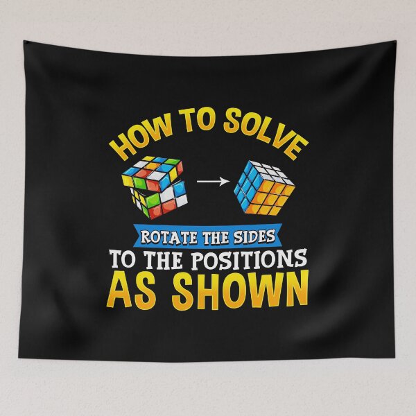Item preview, How To Solve: Rotate The Sides To Positions Shown designed and sold by perfectpresents.