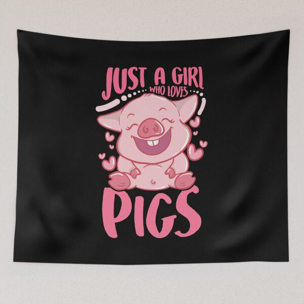Item preview, Adorable Just a Girl Who Loves Pigs Cute Piglet designed and sold by perfectpresents.