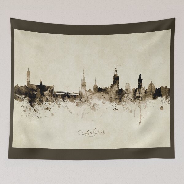 Item preview, Horizonte de Estocolmo, Suecia designed and sold by ArtPrints.