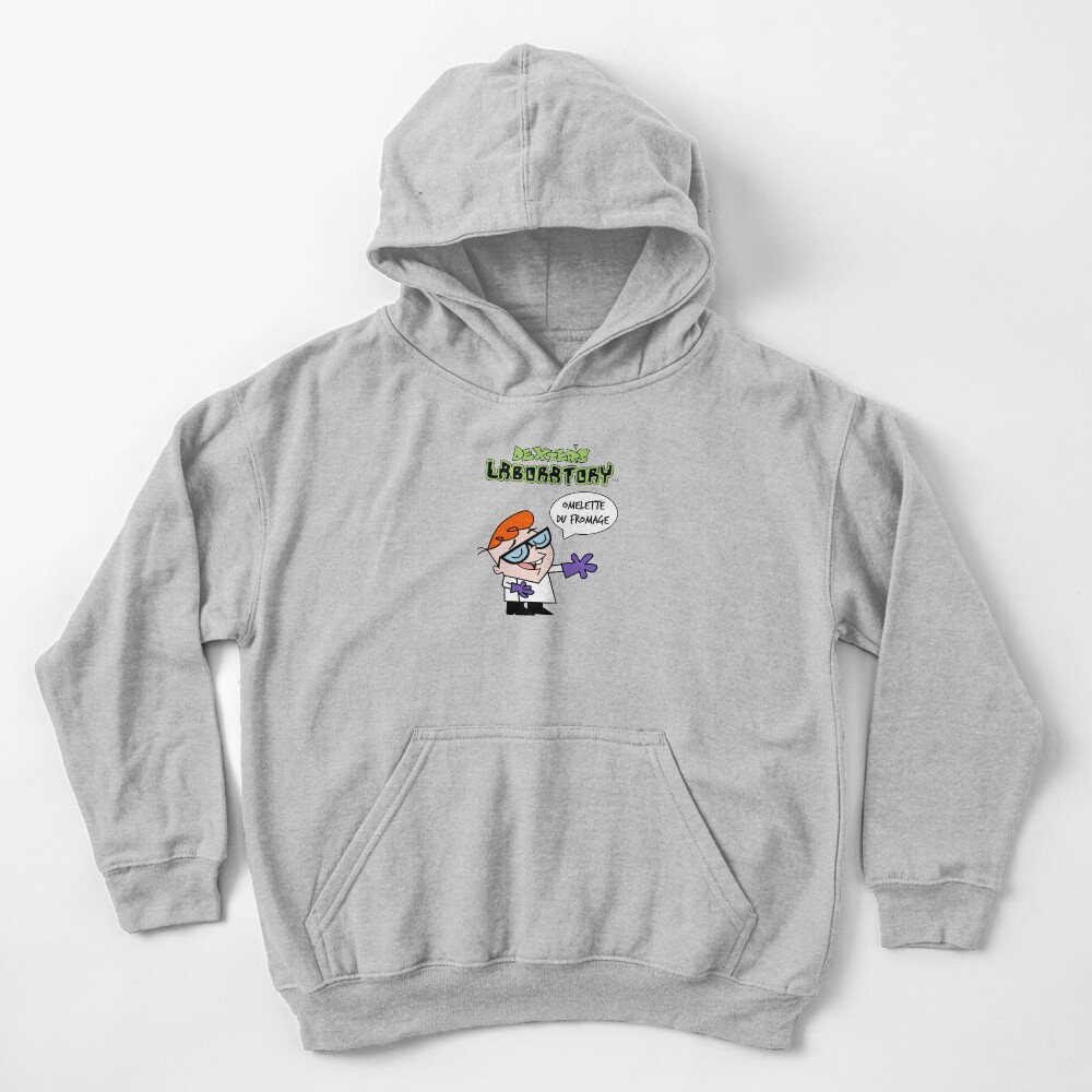 I Love Heart Omelettes Black Kids Sweatshirt