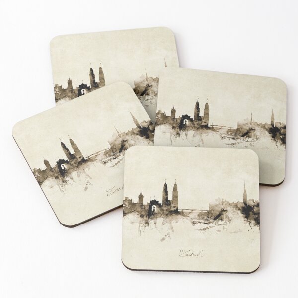 Item preview, Zurich Switzerland Skyline designed and sold by ArtPrints.