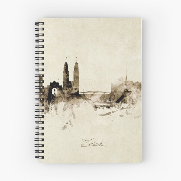 Item preview, Zurich Switzerland Skyline designed and sold by ArtPrints.