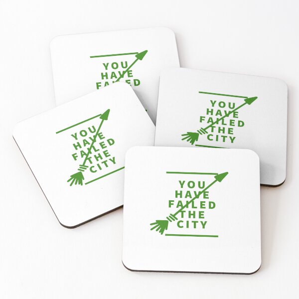 Item preview, You Have Failed The City-Green and Arrow designed and sold by TextyQuotes.