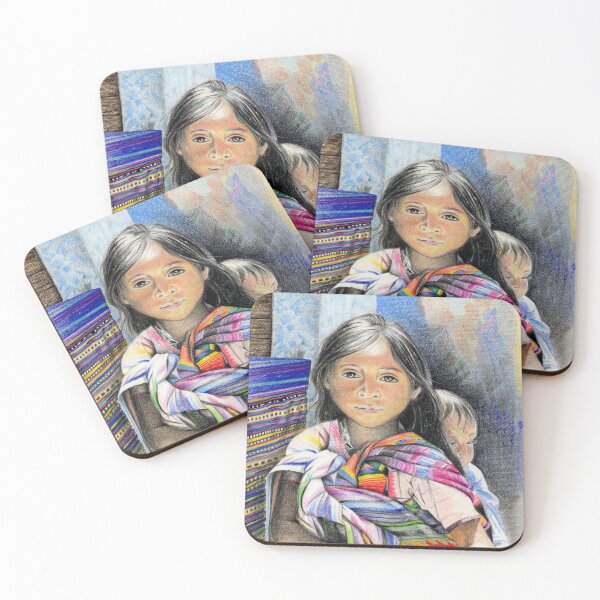 Item preview, CHILD AT A MARKET IN CHIAPAS, MEXICO designed and sold by Colette van der Wal.