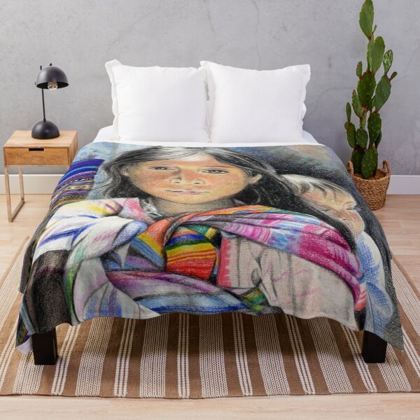 Item preview, CHILD AT A MARKET IN CHIAPAS, MEXICO designed and sold by Colette van der Wal.