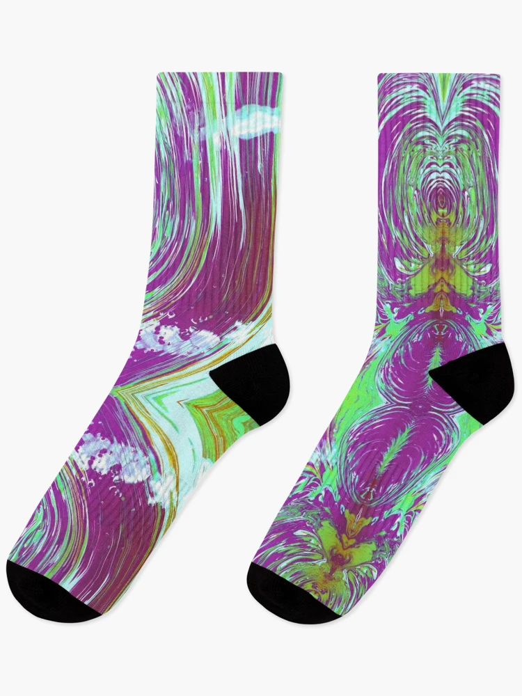 Thumbnail 1 of 5, Socks, Cosmic Shell designed and sold by RivalArtDesigns.