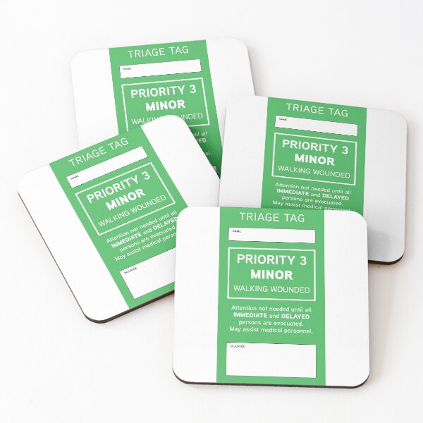 Item preview, Triage Tag: Minor designed and sold by Incapability.