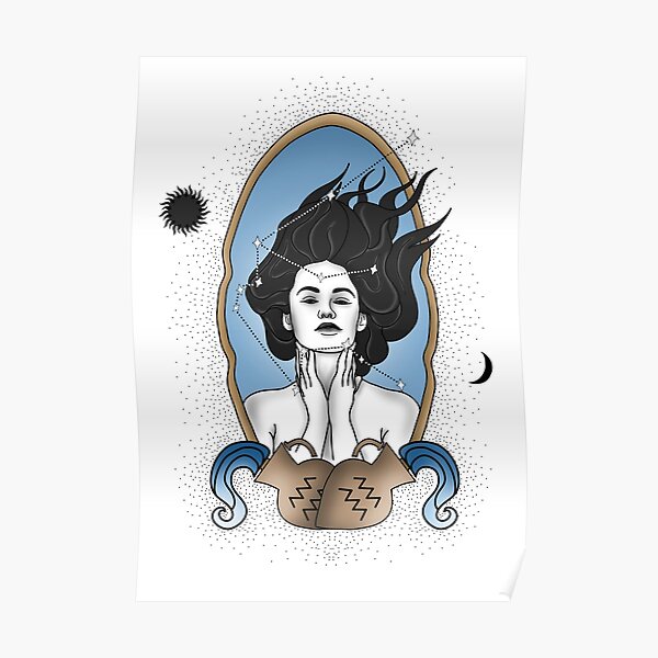 Verseau ♒️ Poster