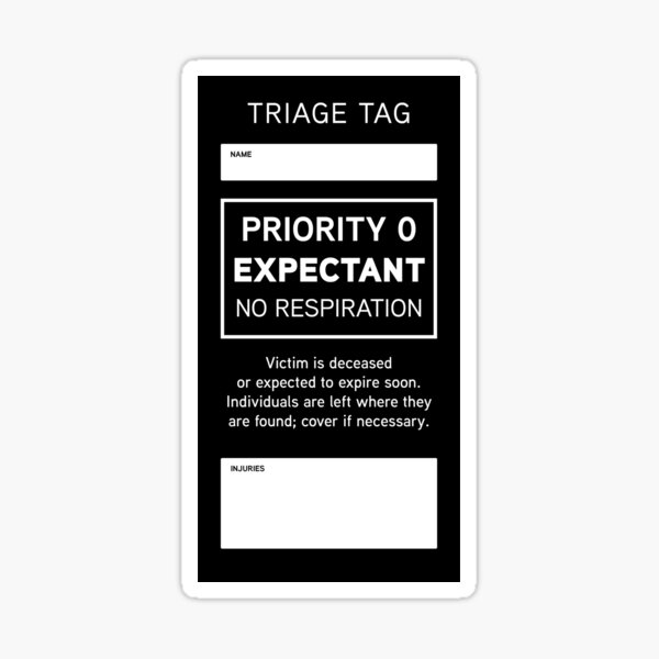 Artikel-Vorschau von Triage Tag: Werdende / Verstorbene, designt und verkauft von Incapability.