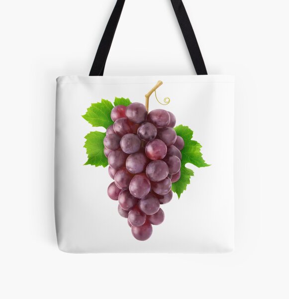 Red Grapes #60411 Large Tote Bag (set of 2) | PamelaCassidyDesigns