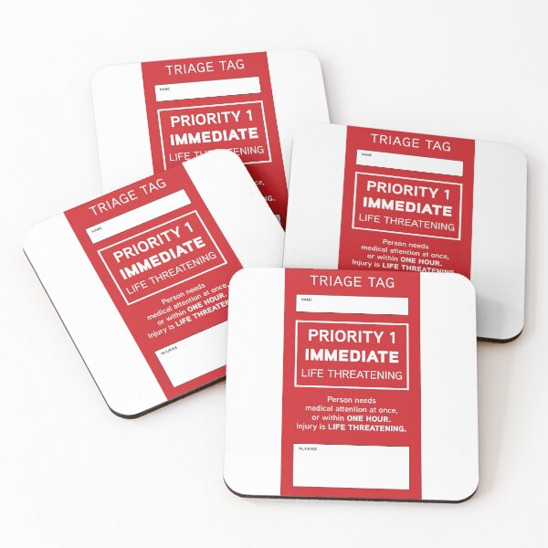 Item preview, Triage Tag: Immediate designed and sold by Incapability.